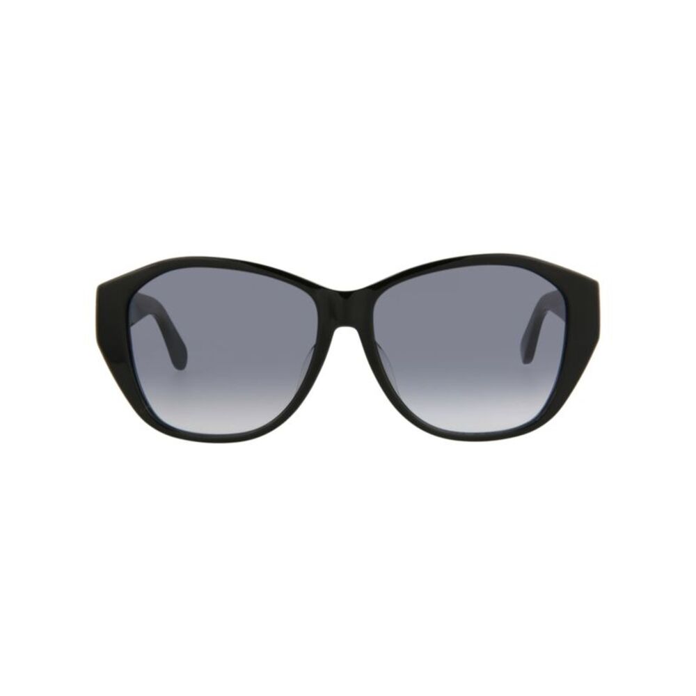 Saint Laurent Round-Frame Acetate Sunglasses Black Womens